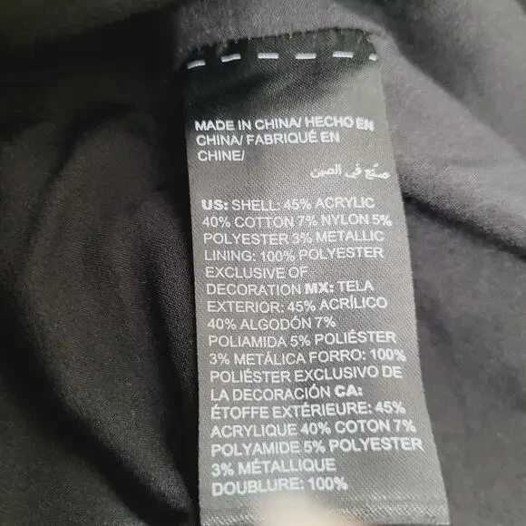 White House Black Market Womens Sz 10 Burgundy Tweed Fringe Blazer Heritage Chic - Picture 8 of 11